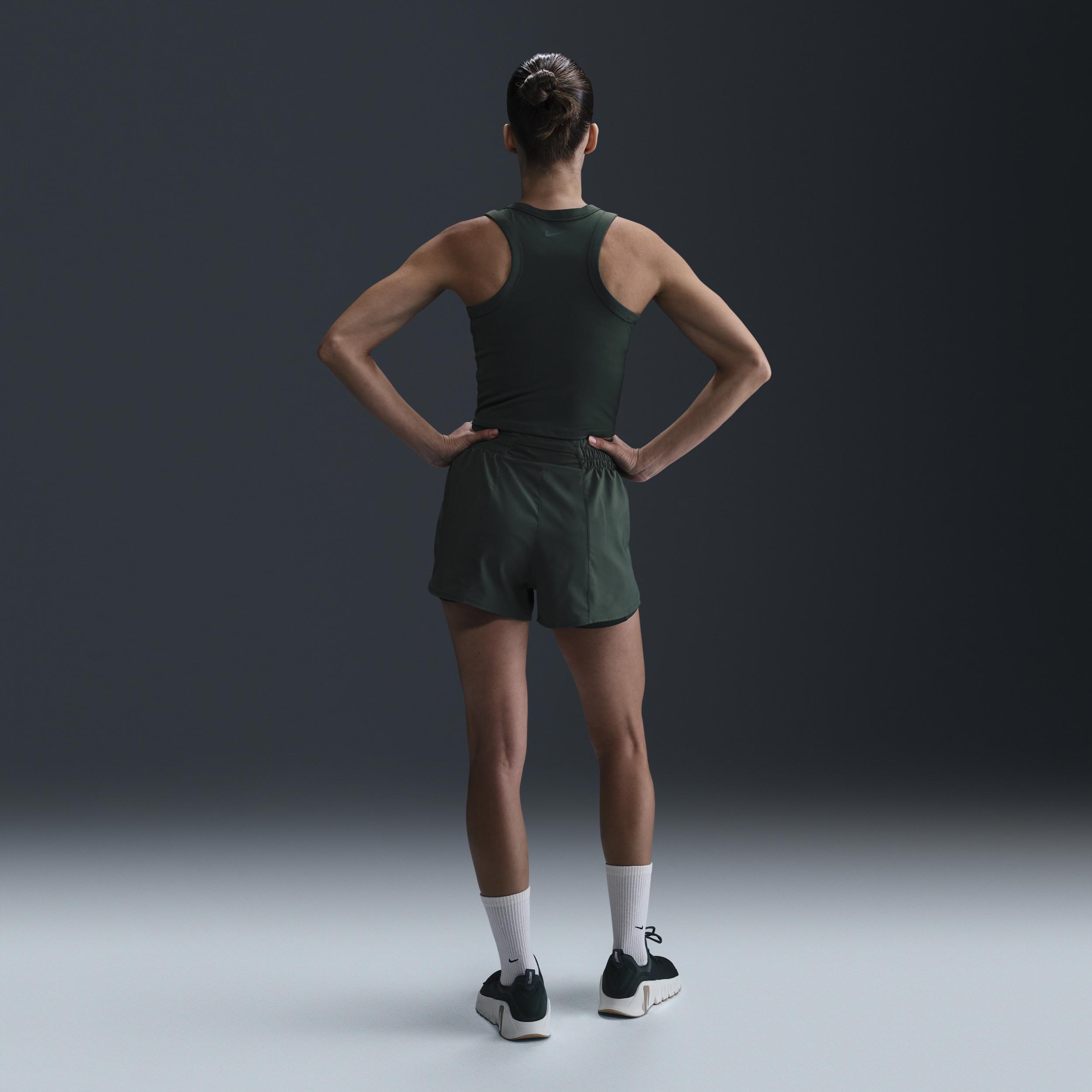 Nike One Fitted Women's Dri-FIT Cropped Tank Top Product Image