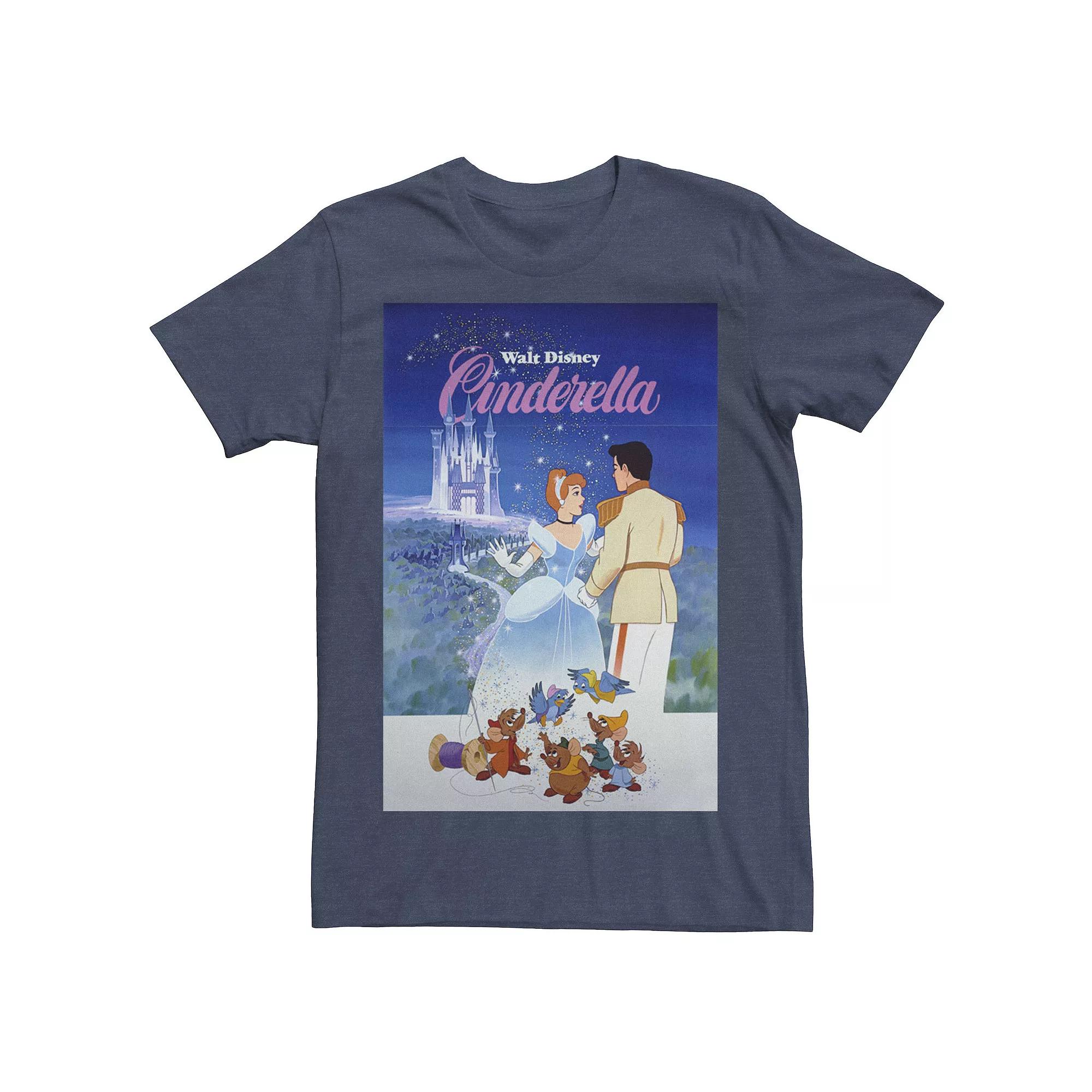 Disney's Cinderella Men's Retro Poster Tee,  Product Image