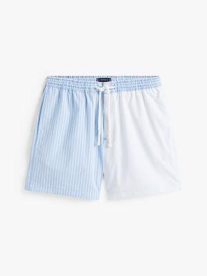 Regular Fit Mix Stripe Poplin Short Product Image