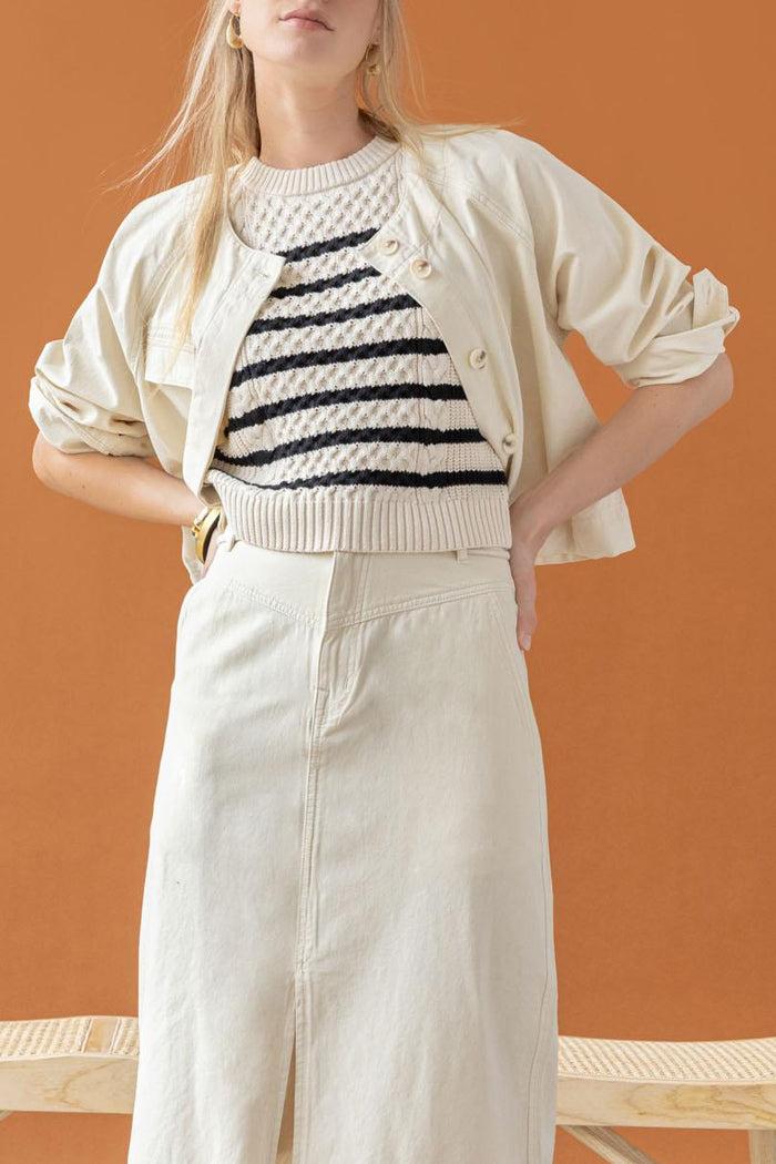 Drawstring Waist Jacket Product Image