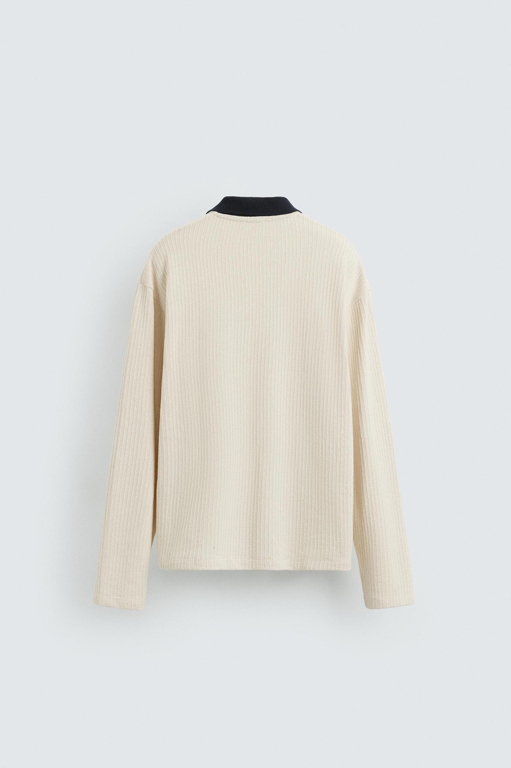 TEXTURED DRAWSTRING SWEATSHIRT Product Image