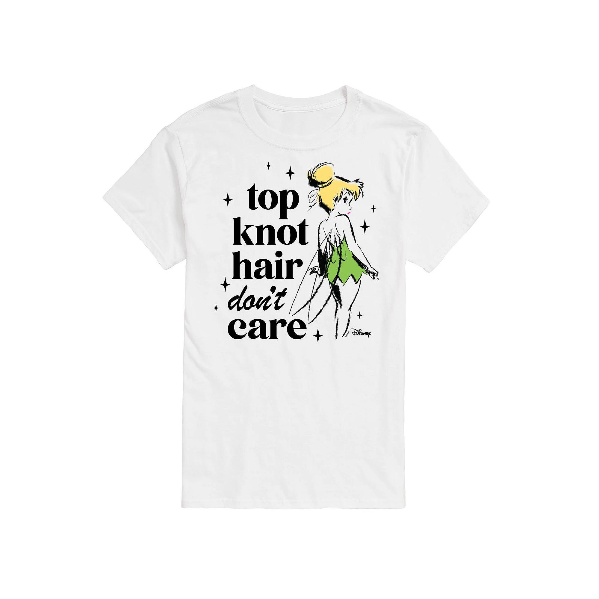 Disney's Tinker Bell Big & Tall Top Knot Hair Graphic Tee, Men's,  Product Image