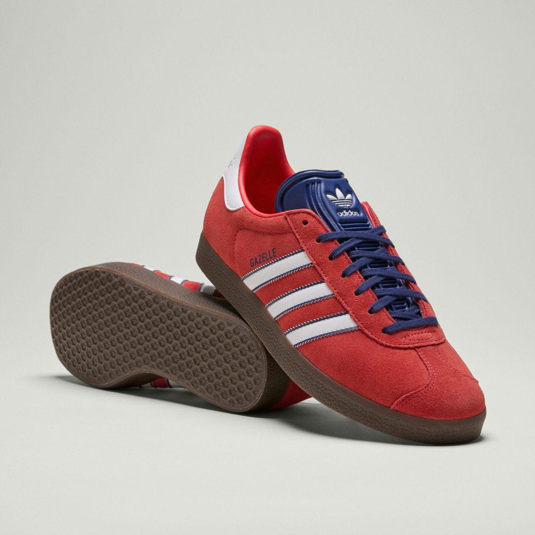 adidas Gazelle D.C. United 2025 Archive Shoes Cloud White 9 Mens Product Image