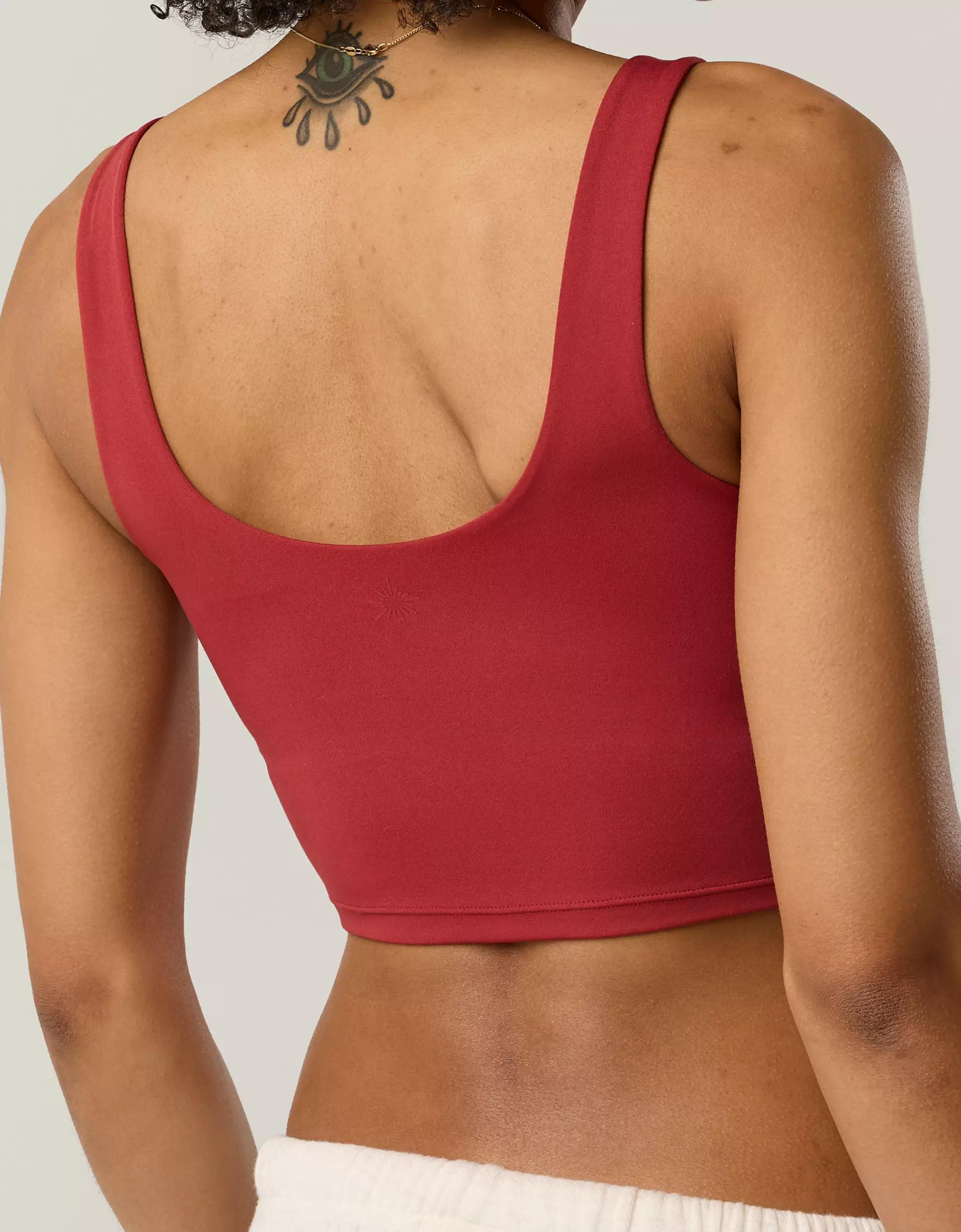 OFFLINE By Aerie Real Me Low Key Longline Sports Bra Product Image