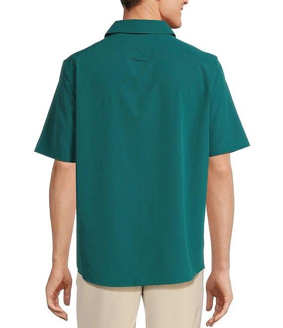 Caribbean Solid Performance Stretch Short Sleeve Woven Shirt Product Image