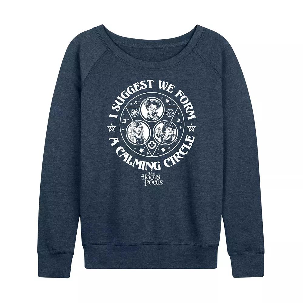 Disney's Hocus Pocus Women's Calming Circle French Terry Long Sleeve Tee,  Product Image