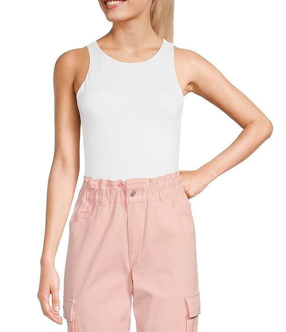 GB Knit High Neck Sleeveless Bodysuit Product Image