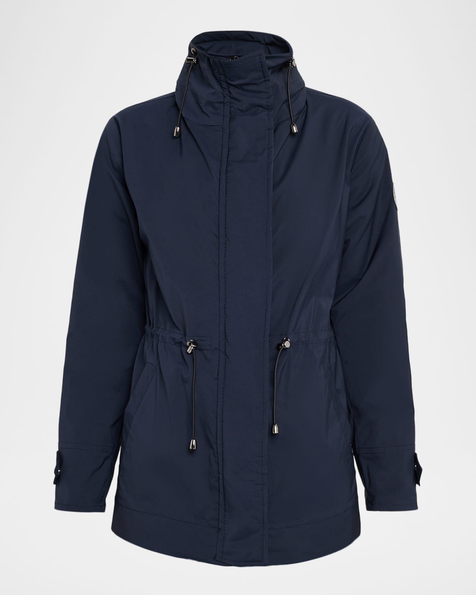 Lightweight Jacket With Concealed Hood Product Image
