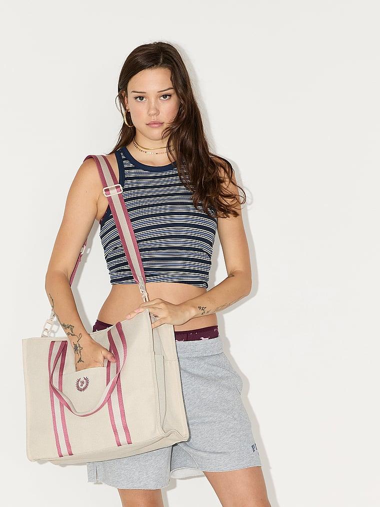 Crossbody Canvas Tote Bag Product Image