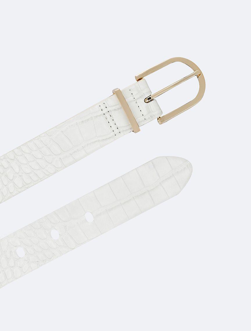 Textured Round Buckle Belt Product Image