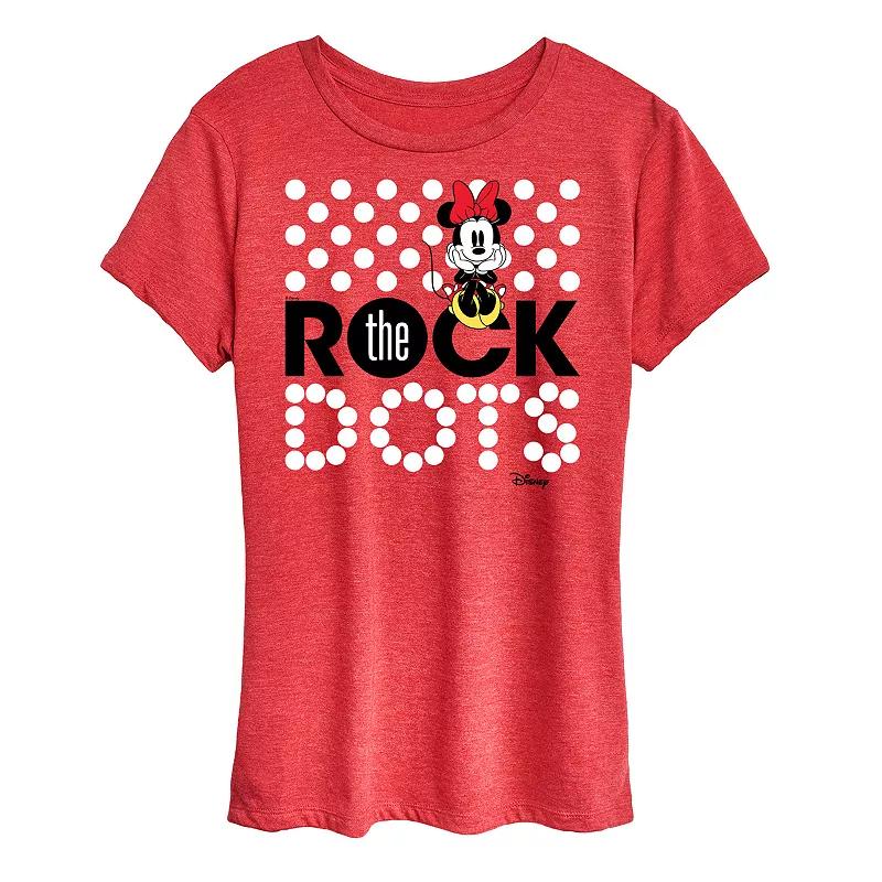 Disney's Minnie Mouse Rock The Dots Graphic Tee, Women's,  Product Image