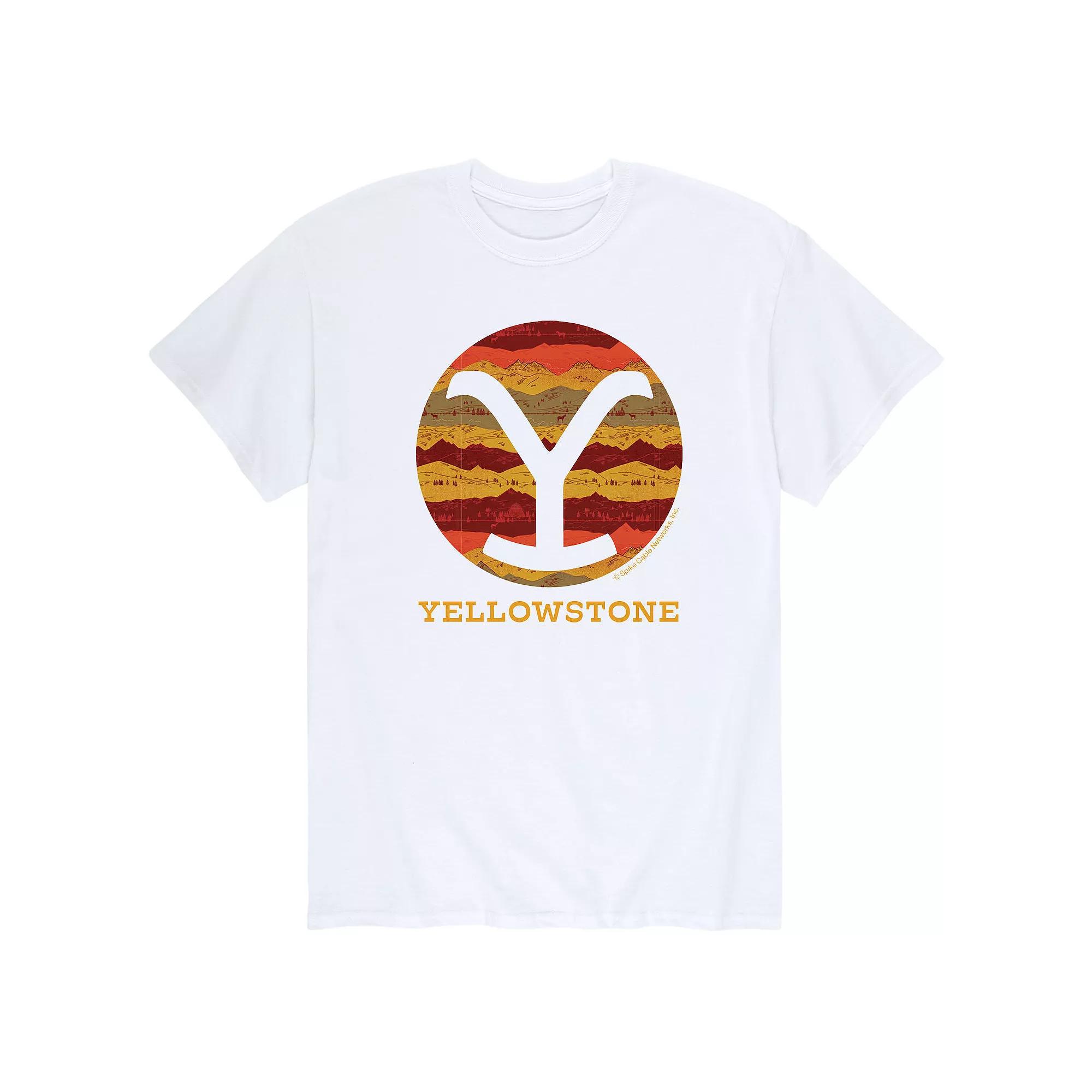 Men's Yellowstone Patterned Y Tee,  Product Image