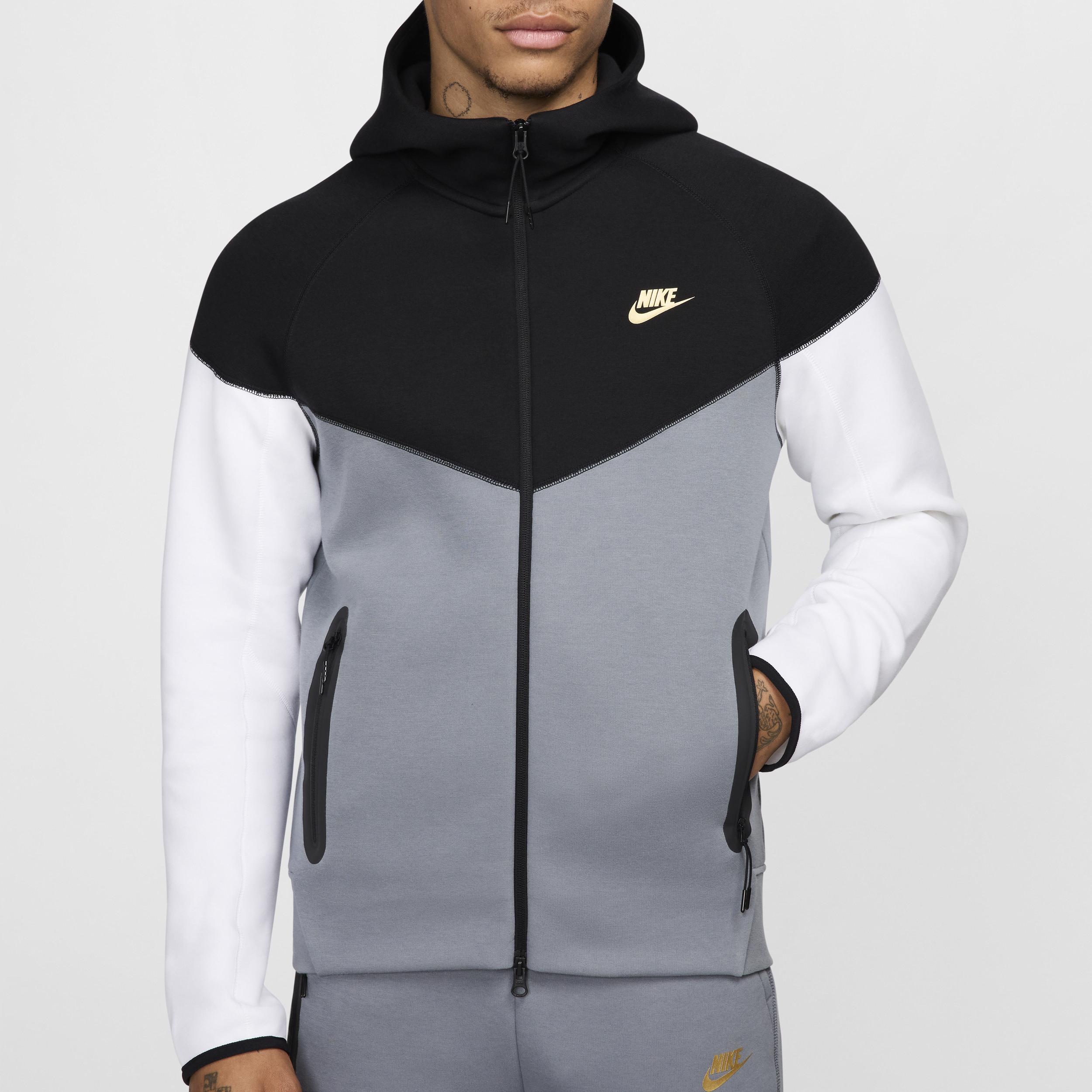 Mens Nike Sportswear Tech Fleece Windrunner Full-Zip Hoodie | FZ4709-011 Product Image