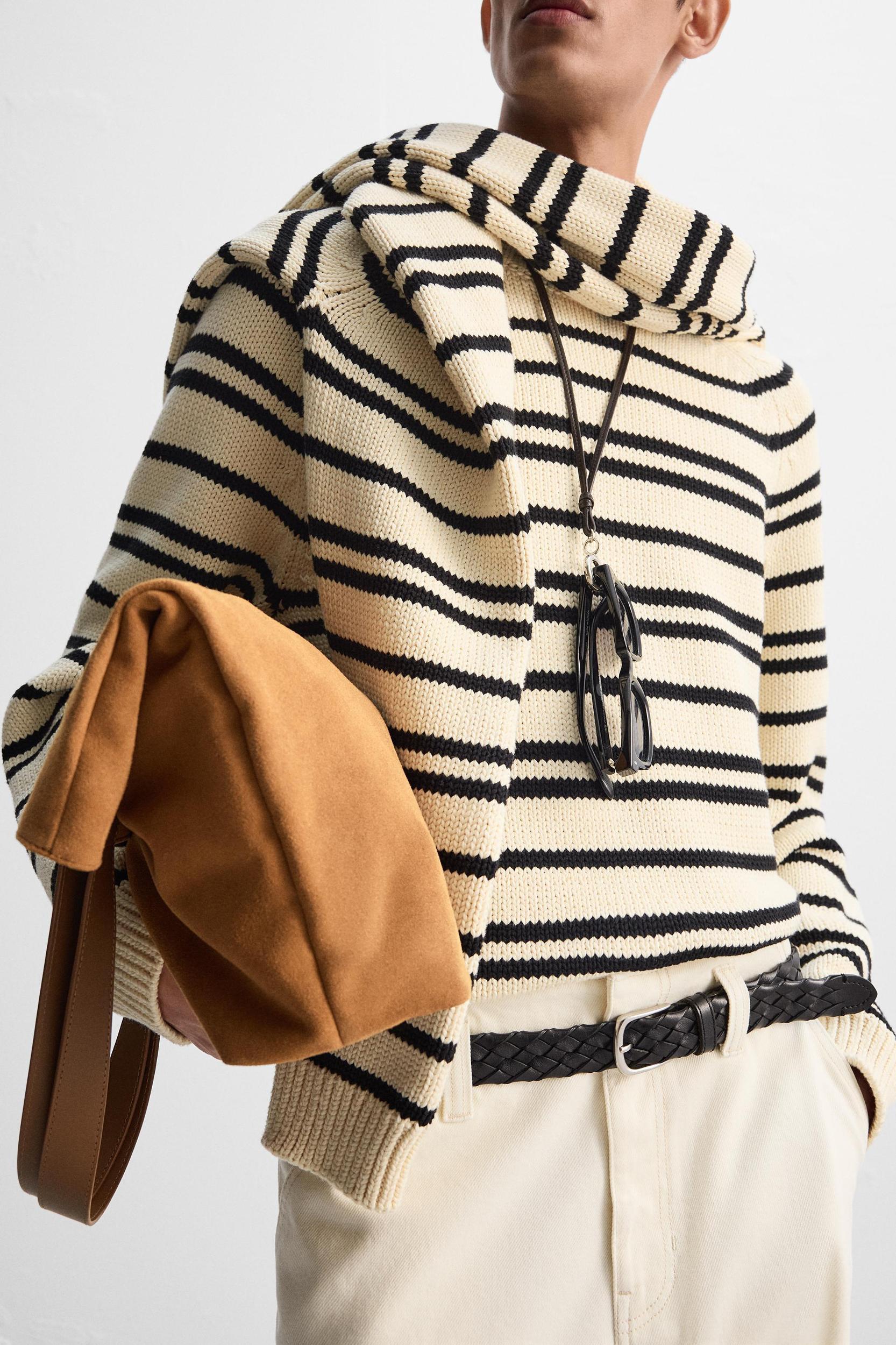 LIMITED EDITION TEXTURED STRIPE SWEATER Product Image