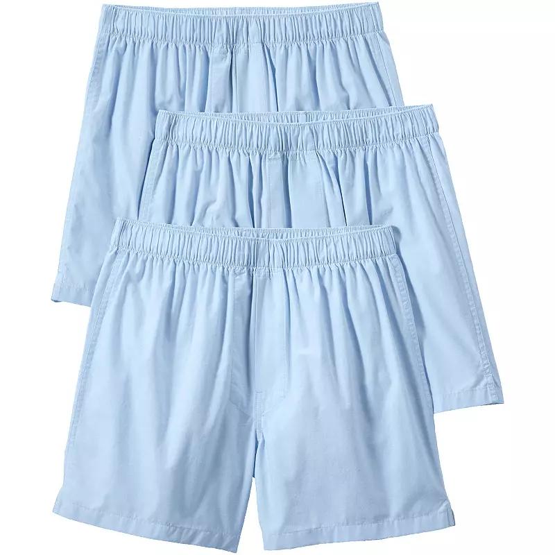 Men's Lands' End 3-Pack Essential Boxers,  Product Image