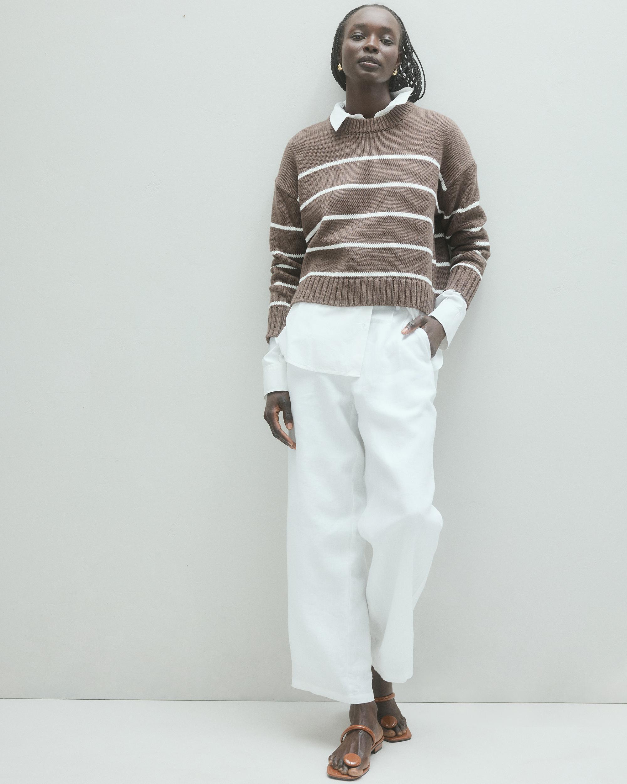 Quince | Women's 100% European Linen Pleated Trouser Product Image