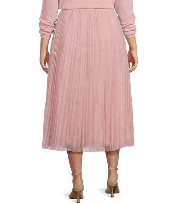 Lucy Paris Plus Sharlene Pleated Tulle Skirt Product Image