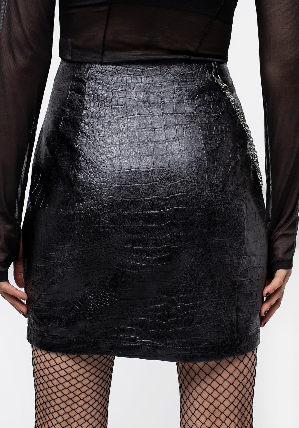 Antrum Zip Front Mini Skirt Product Image