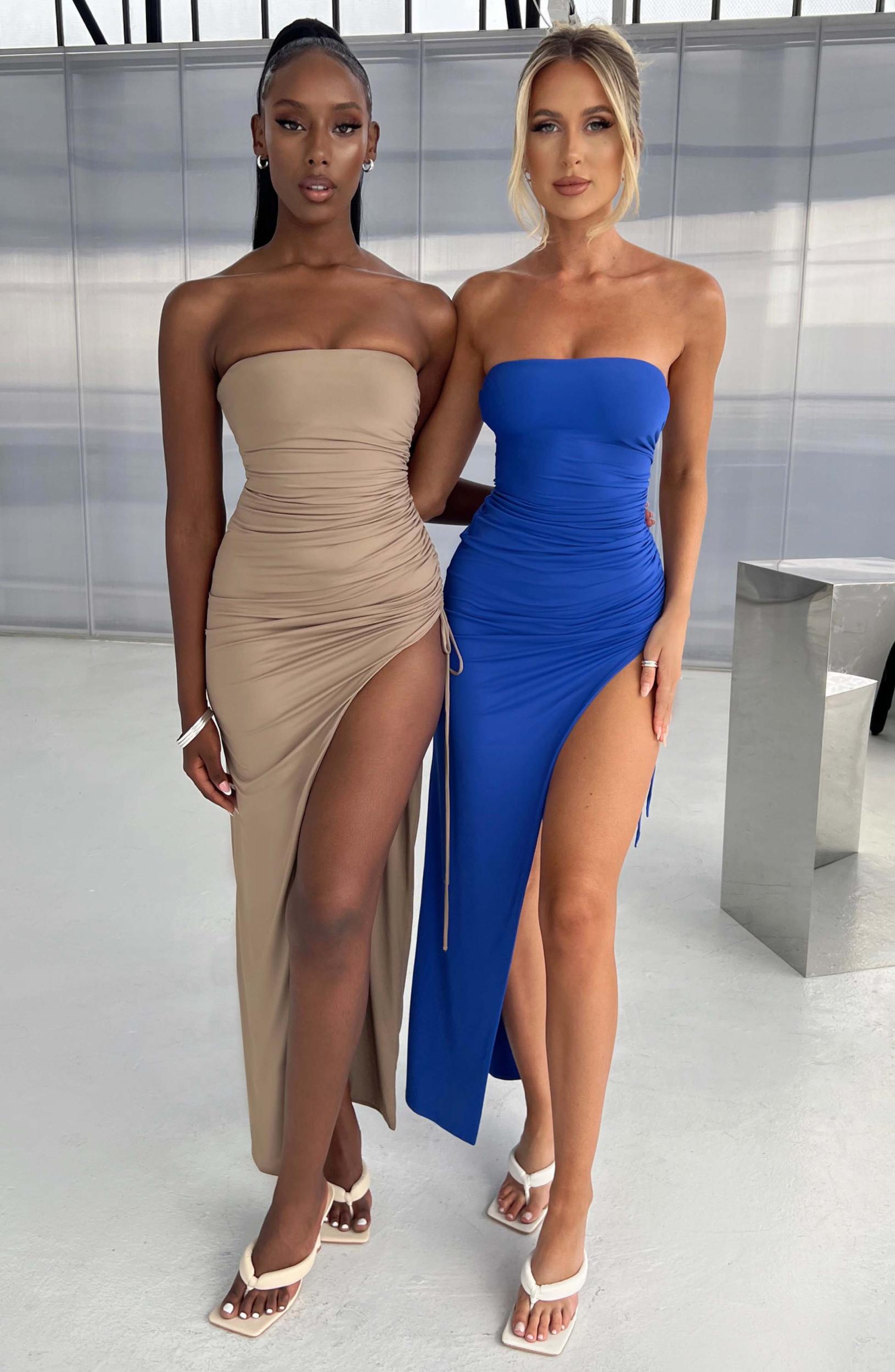 Lavina Maxi Dress - Mocha Product Image