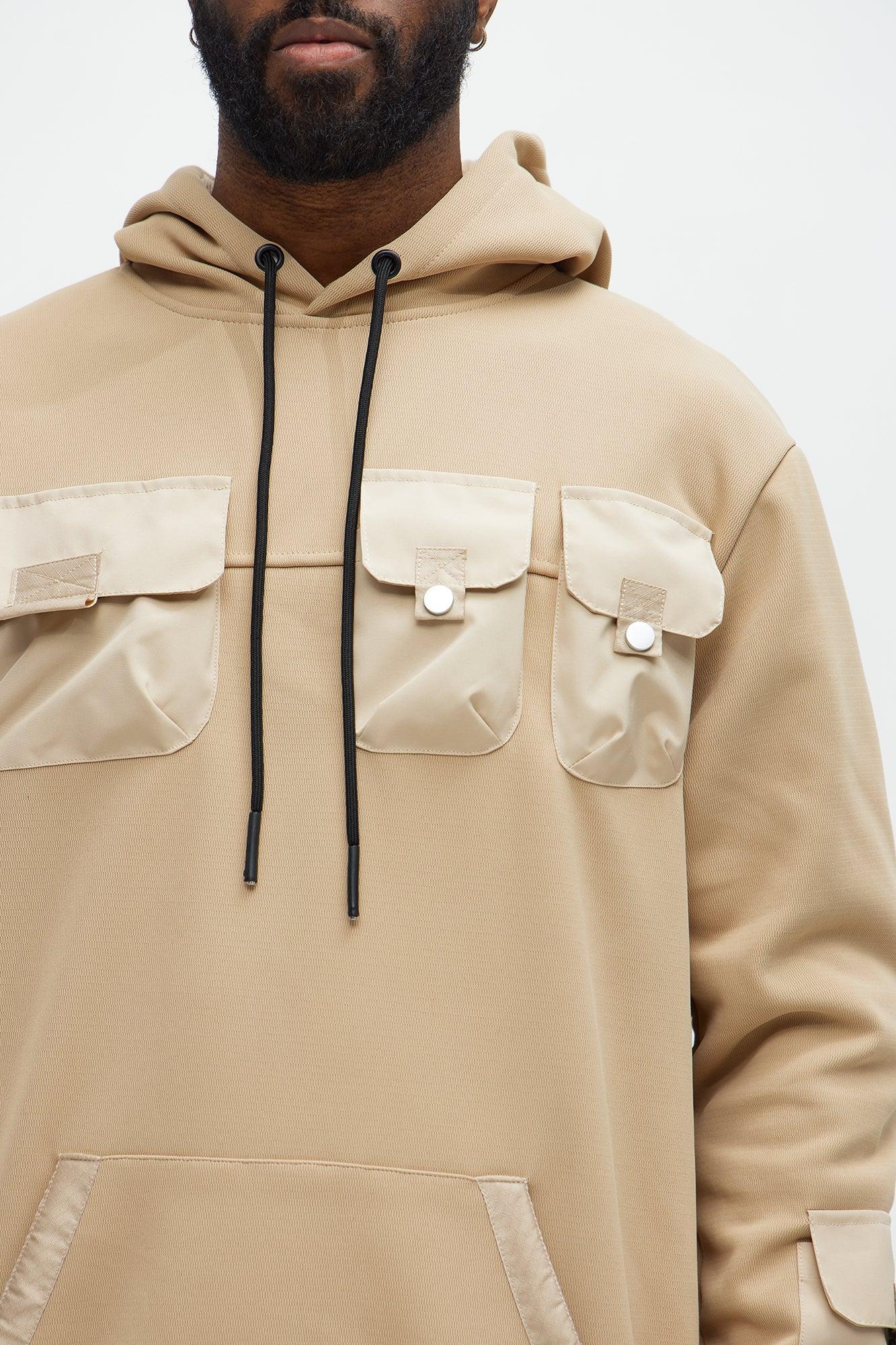 Field Cargo Hoodie - Khaki Product Image