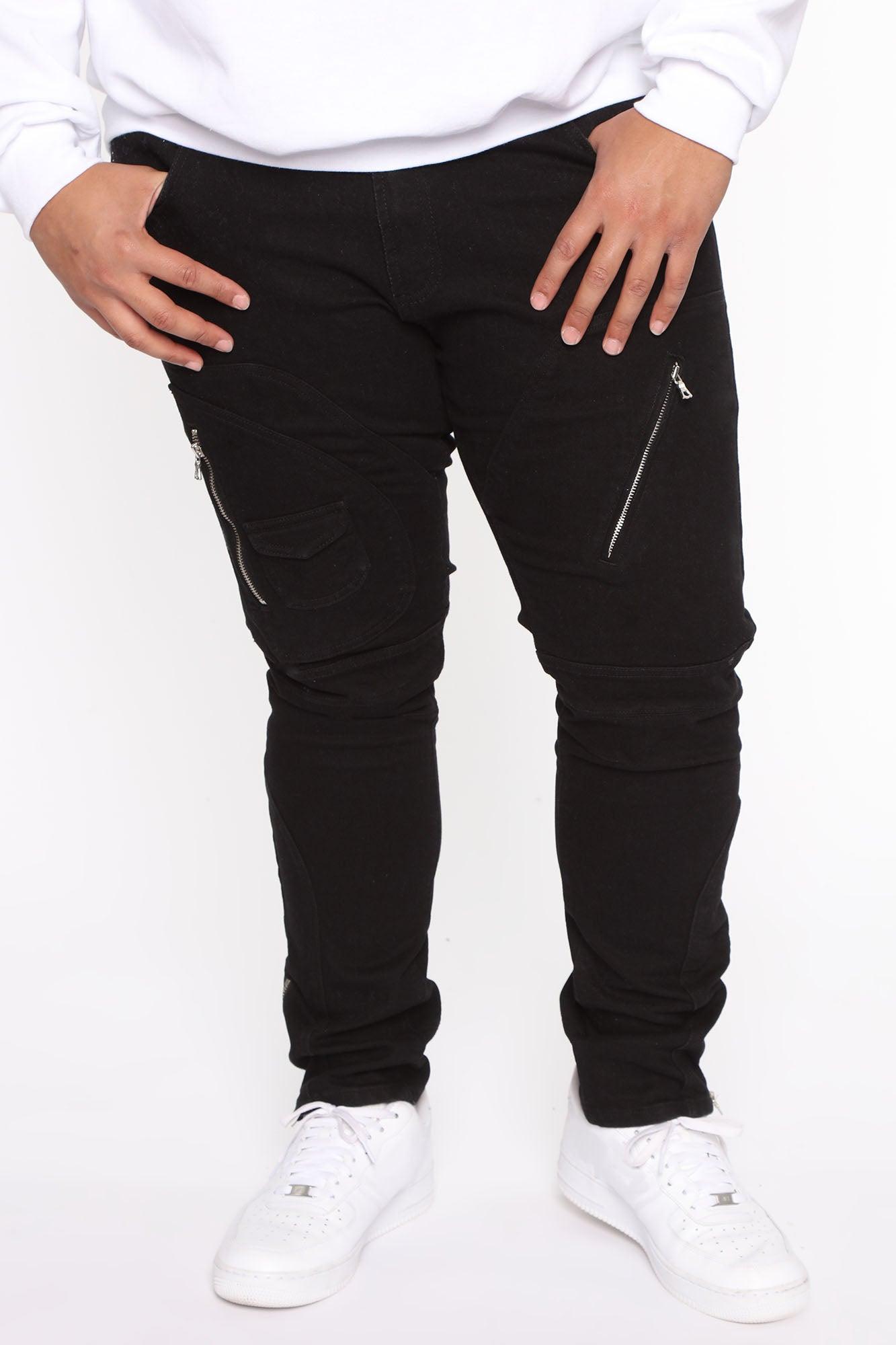 Ryda Moto Skinny Jean - Black Product Image