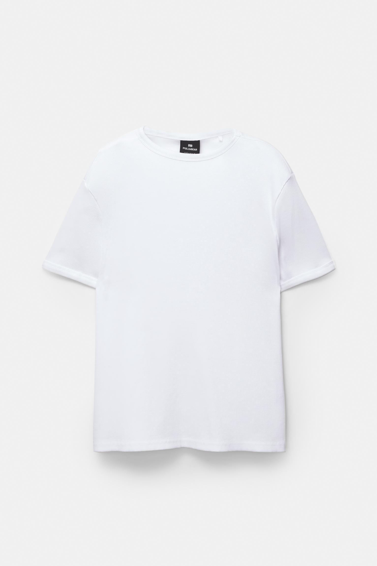 Ribbed short sleeve T-shirt Product Image
