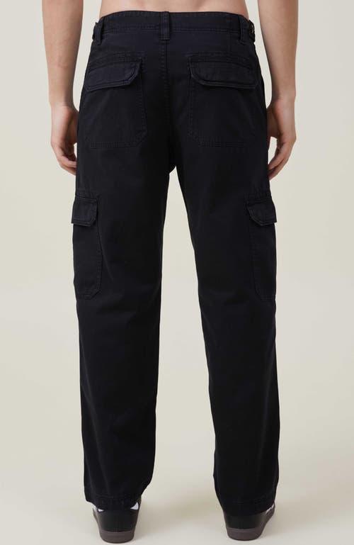 Cotton On Men's Tactical Cargo Pant in Jet Black Herringbone at Nordstrom, Size 26 Product Image