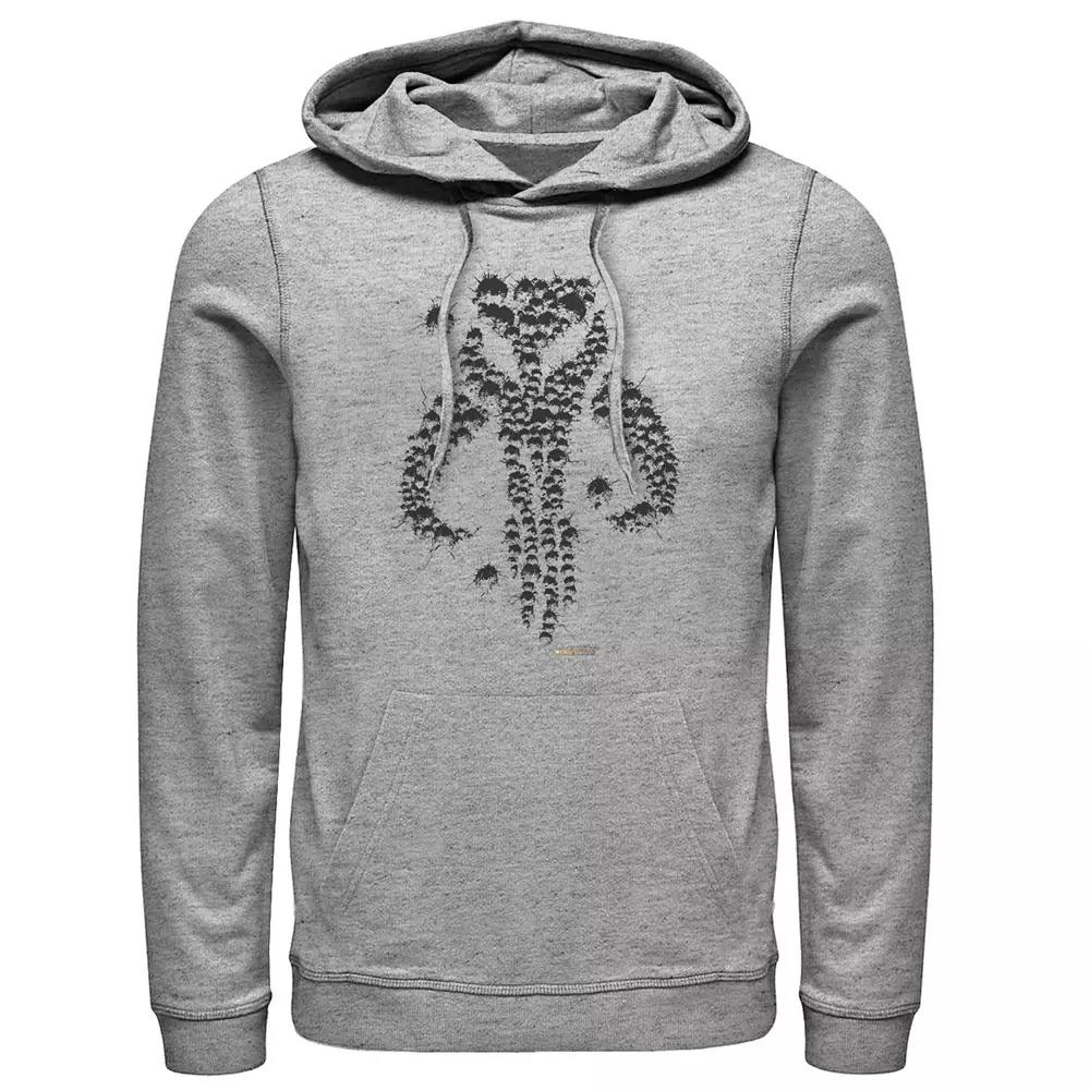 Men's The Mandalorian Mythosaur Bullet Hole Pullover Hoodie,  Product Image