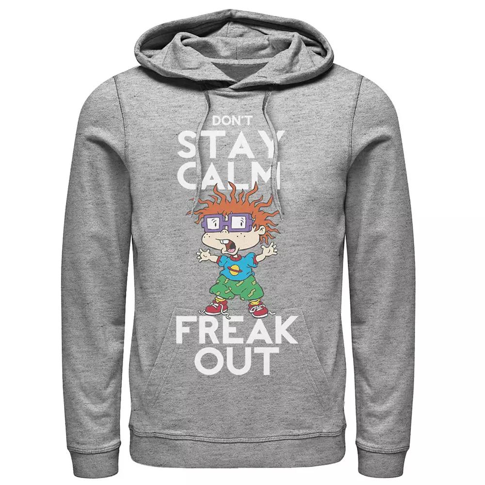 Men's Nickelodeon Rugrats Chuckie Don't Stay Calm Freak Out Graphic Hoodie,  Product Image