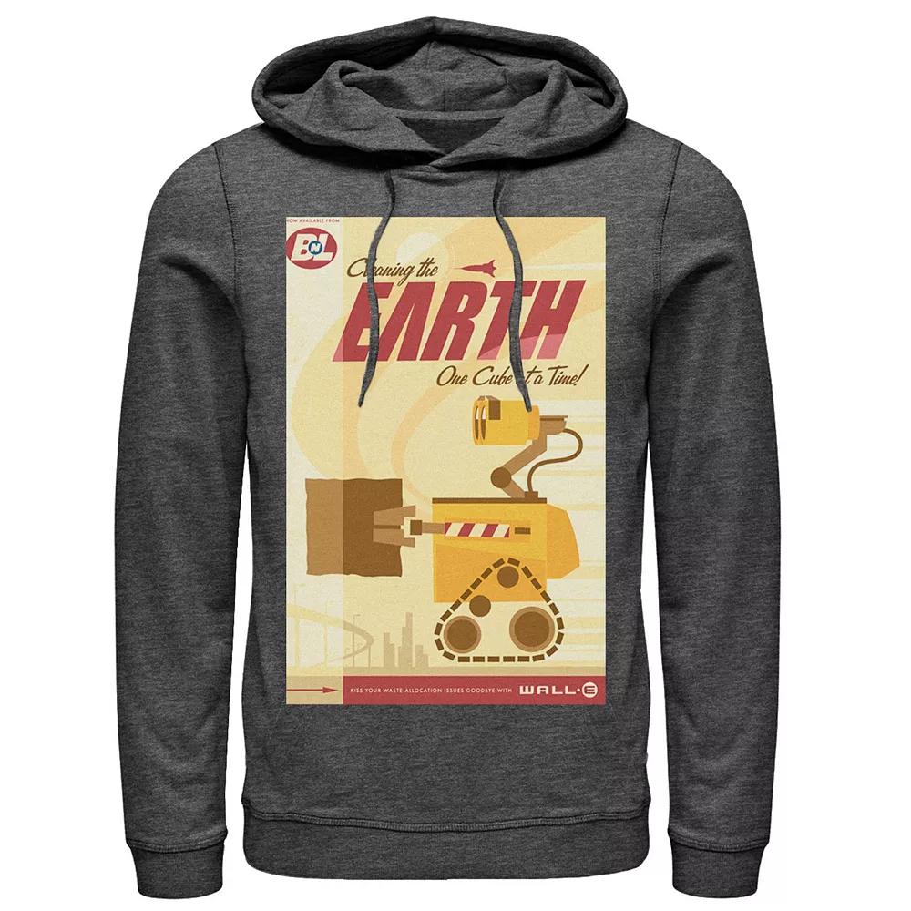 Disney / Pixar's WALL-E Men's Cleaning The Earth One Cube At A Time Hoodie,  Product Image