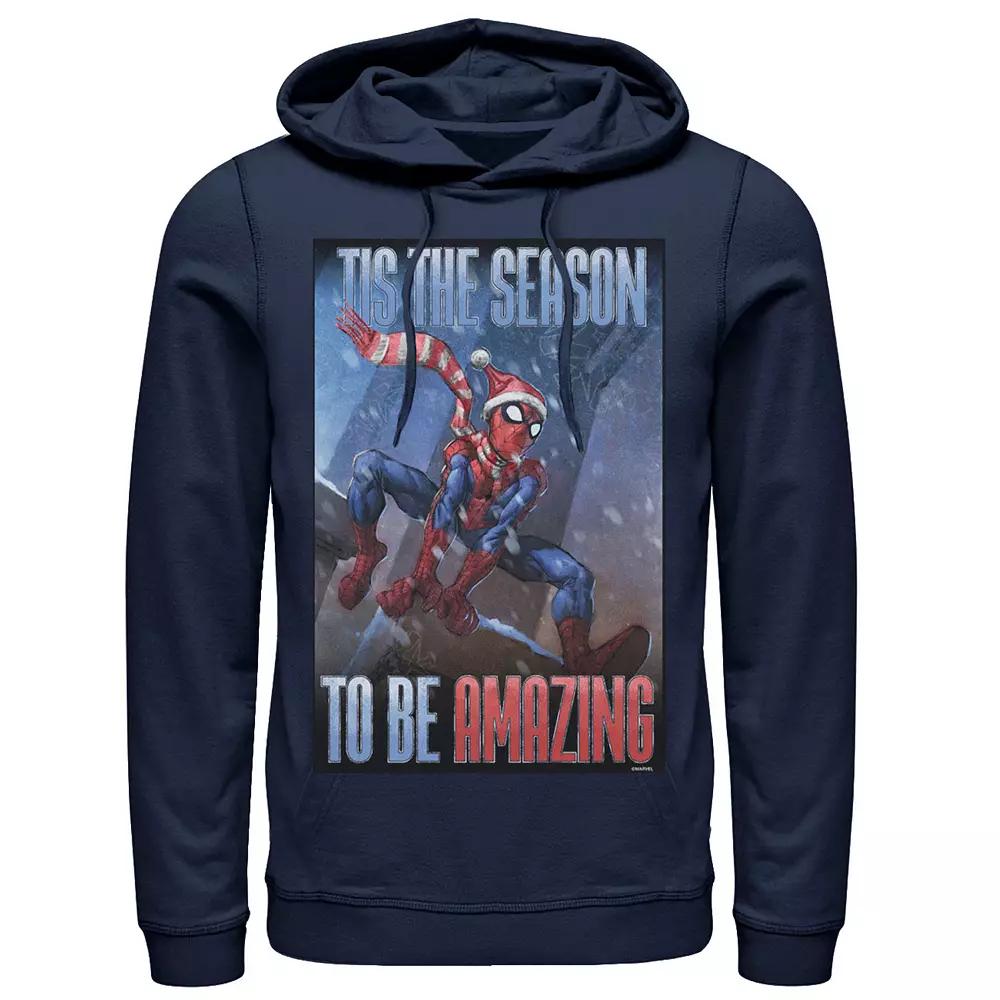 Men's Marvel Spider-Man 'Tis The Season To Be Amazing Hoodie,  Product Image