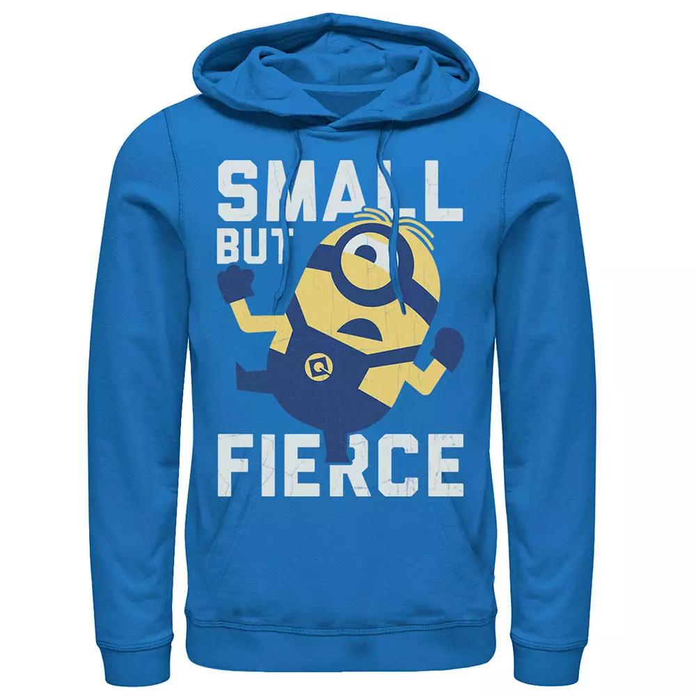 Men's Despicable Me Minions He Is Small But Fierce Graphic Hoodie, Royal Product Image