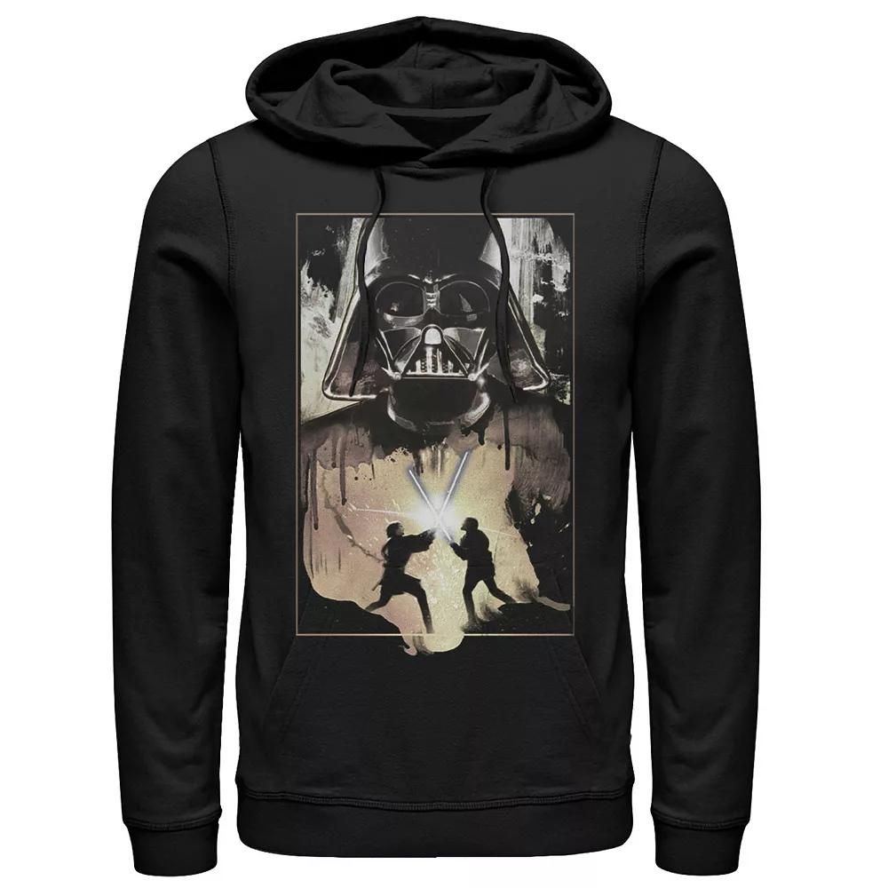 Men's Star Wars Raw Battle Hoodie, Size: Medium, Black Product Image