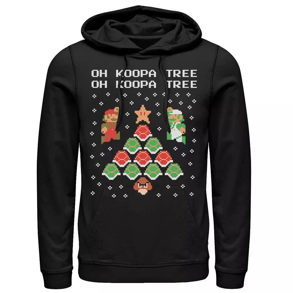 Men's Nintendo Super Mario Oh Koopa Tree Graphic Hoodie,  Product Image