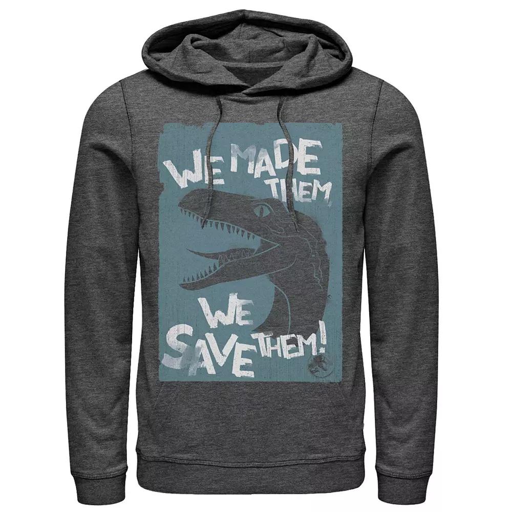 Men's Jurassic World Two We Made Them We Save Them Hoodie,  Product Image