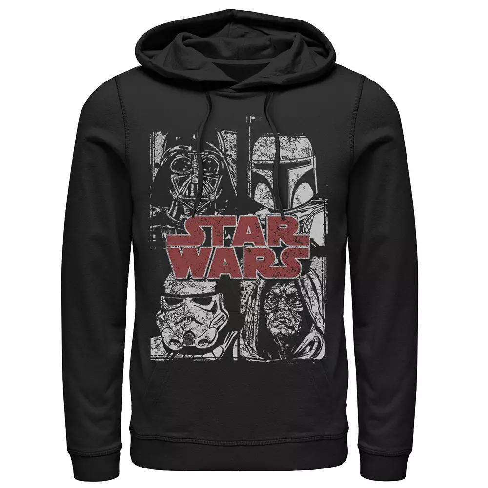 Men's Star Wars Villains Panel Poster Graphic Pullover Hoodie,  Product Image
