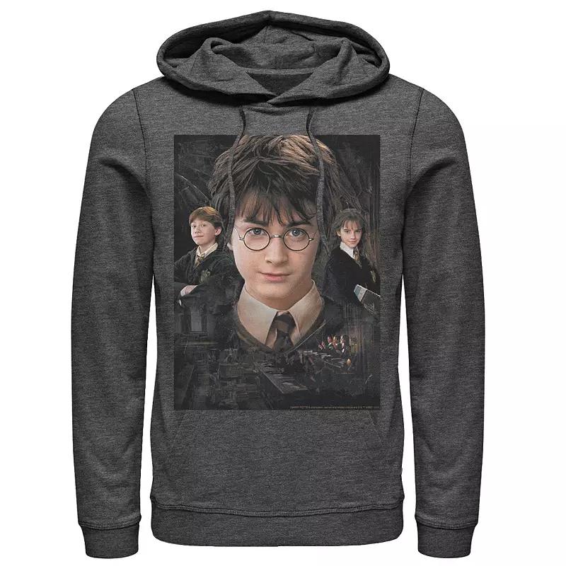 Men's Harry Potter Chamber Of Secrets Harry Ron Hermione Poster Graphic Pullover Hoodie,  Product Image