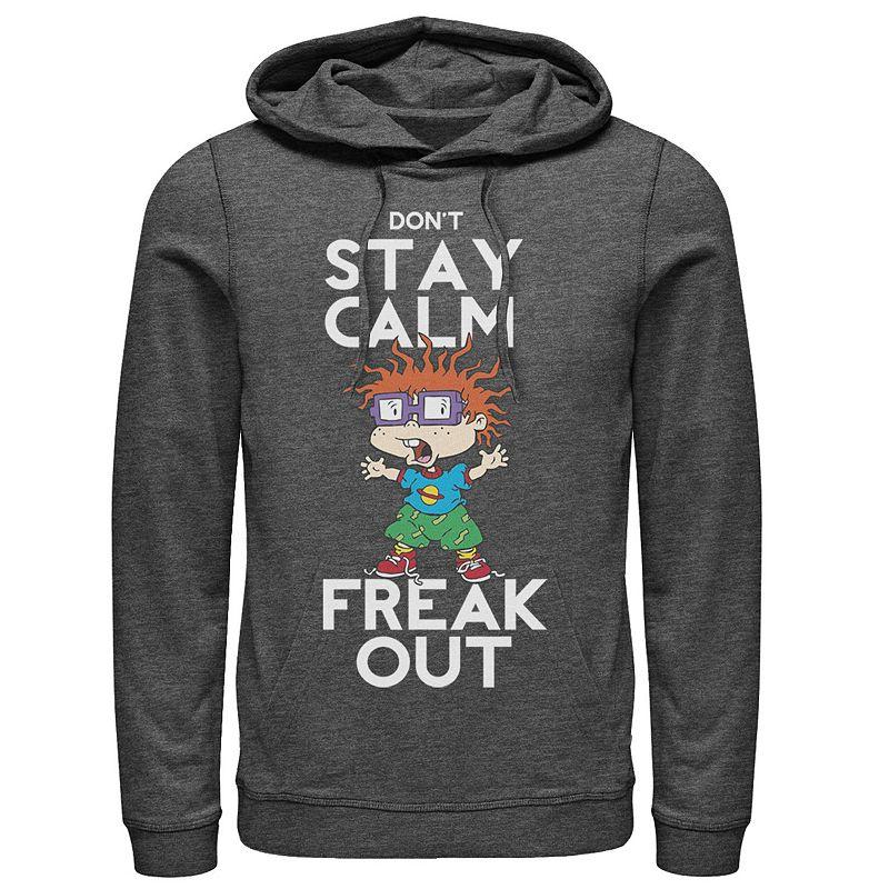 Men's Nickelodeon Rugrats Chuckie Don't Stay Calm Freak Out Graphic Hoodie,  Product Image