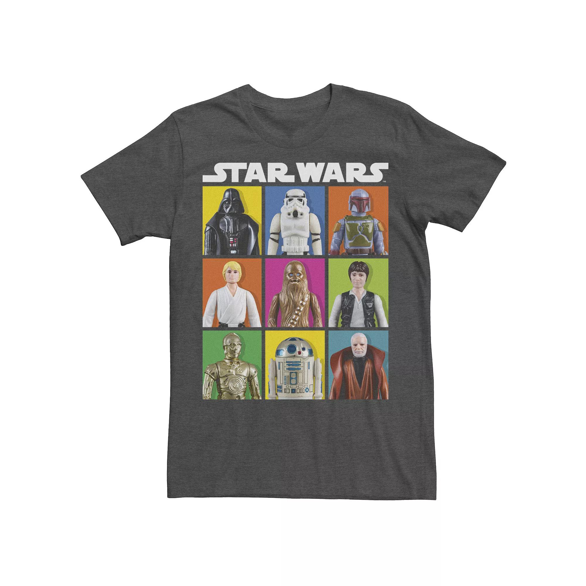 Men's Star Wars Group Shot Toy Box Panels Tee,  Product Image