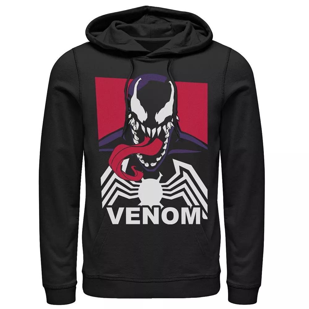 Men's Marvel Venom Tongue Out Comic Logo Hoodie,  Product Image
