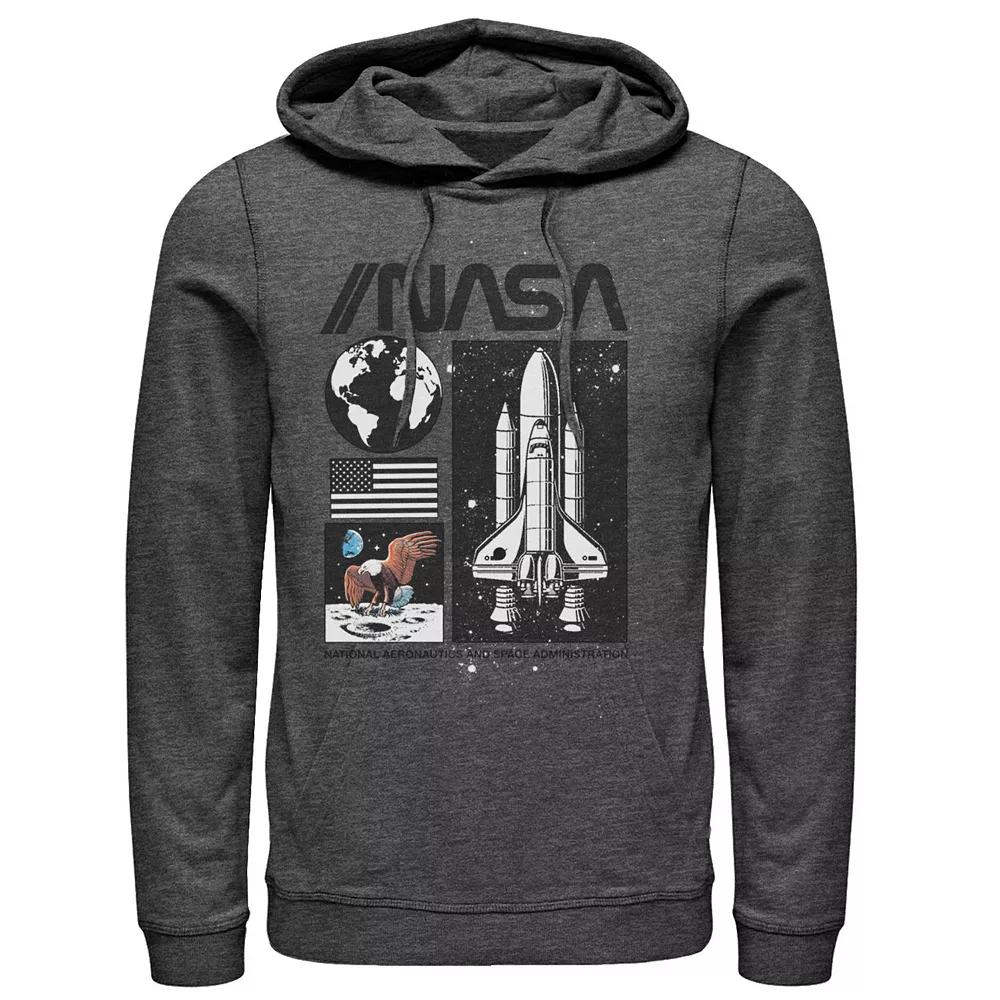 Men's NASA Collage Panel Portraits Hoodie,  Product Image
