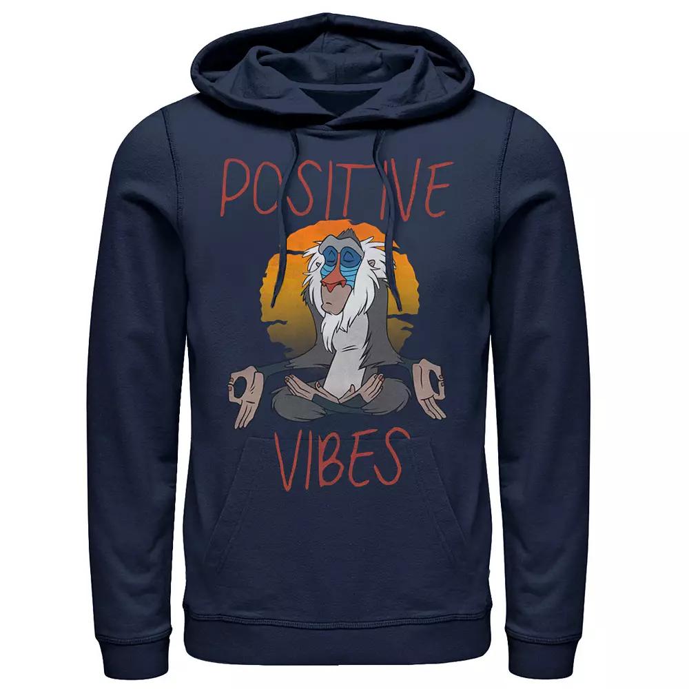 Disney's The Lion King Rafiki Men's Positive Vides Pullover Hoodie,  Product Image