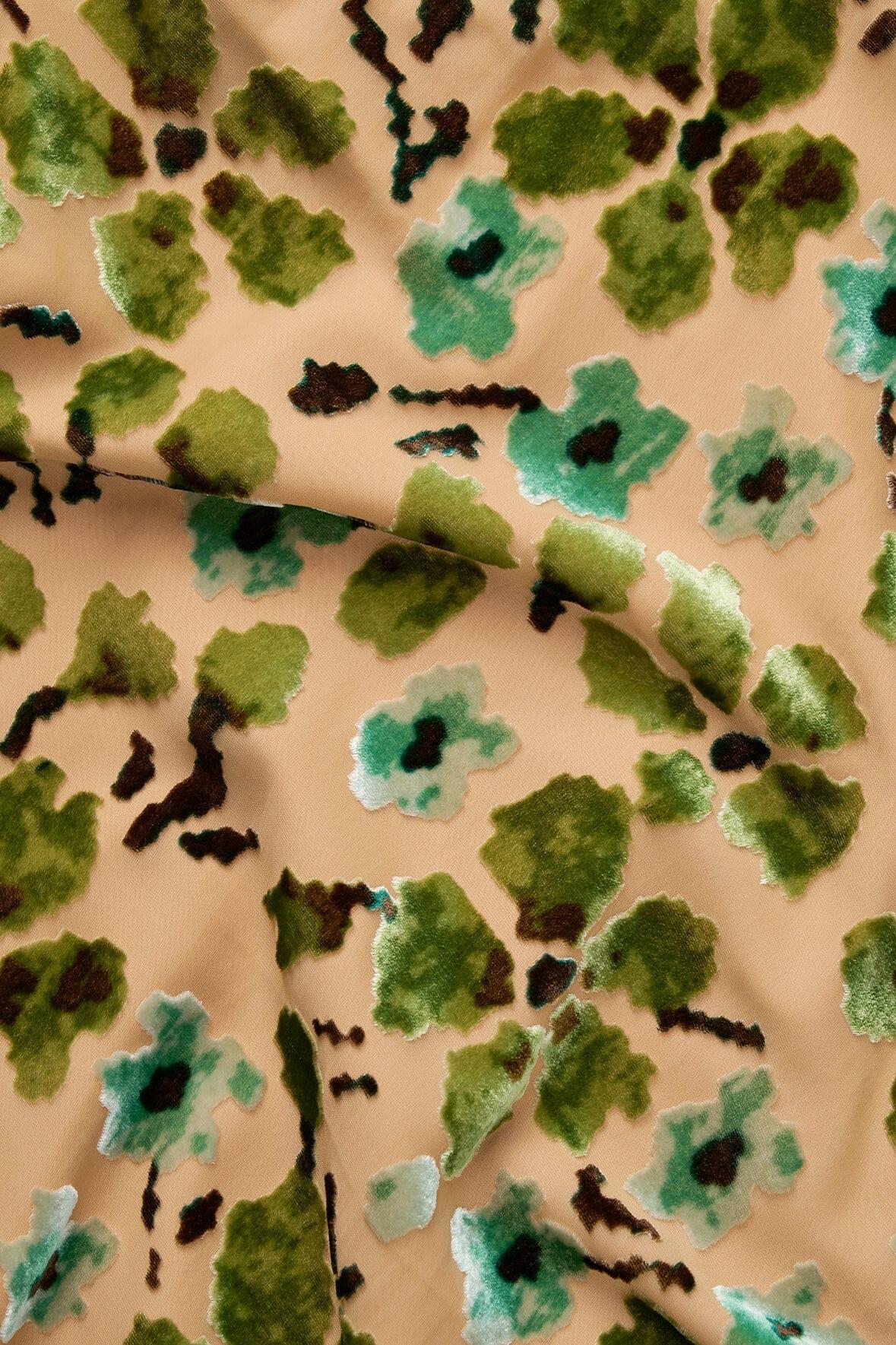 DIANNA DRESS | MOSS FLORAL TAPESTRY Product Image