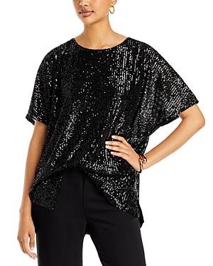 Caroline Rose Sequin Caftan Top Product Image