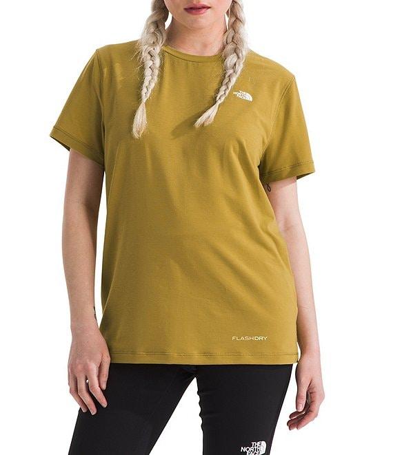 The North Face Women Adventure Solid Crew Neck Short Sleeve Tee Shirt Product Image
