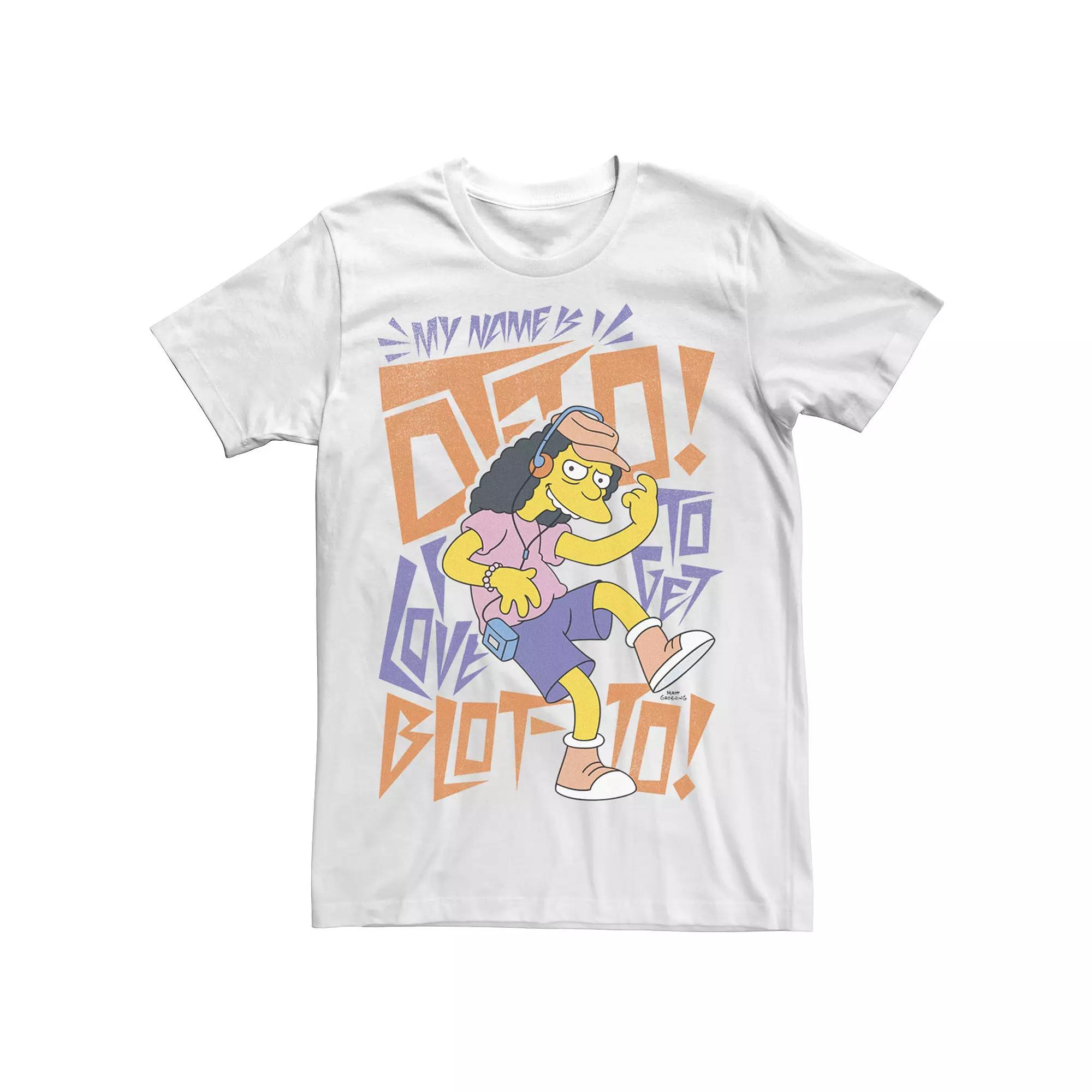 Men's The Simpsons My Name Is Otto I Love To Get Blot-To! Tee,  Product Image