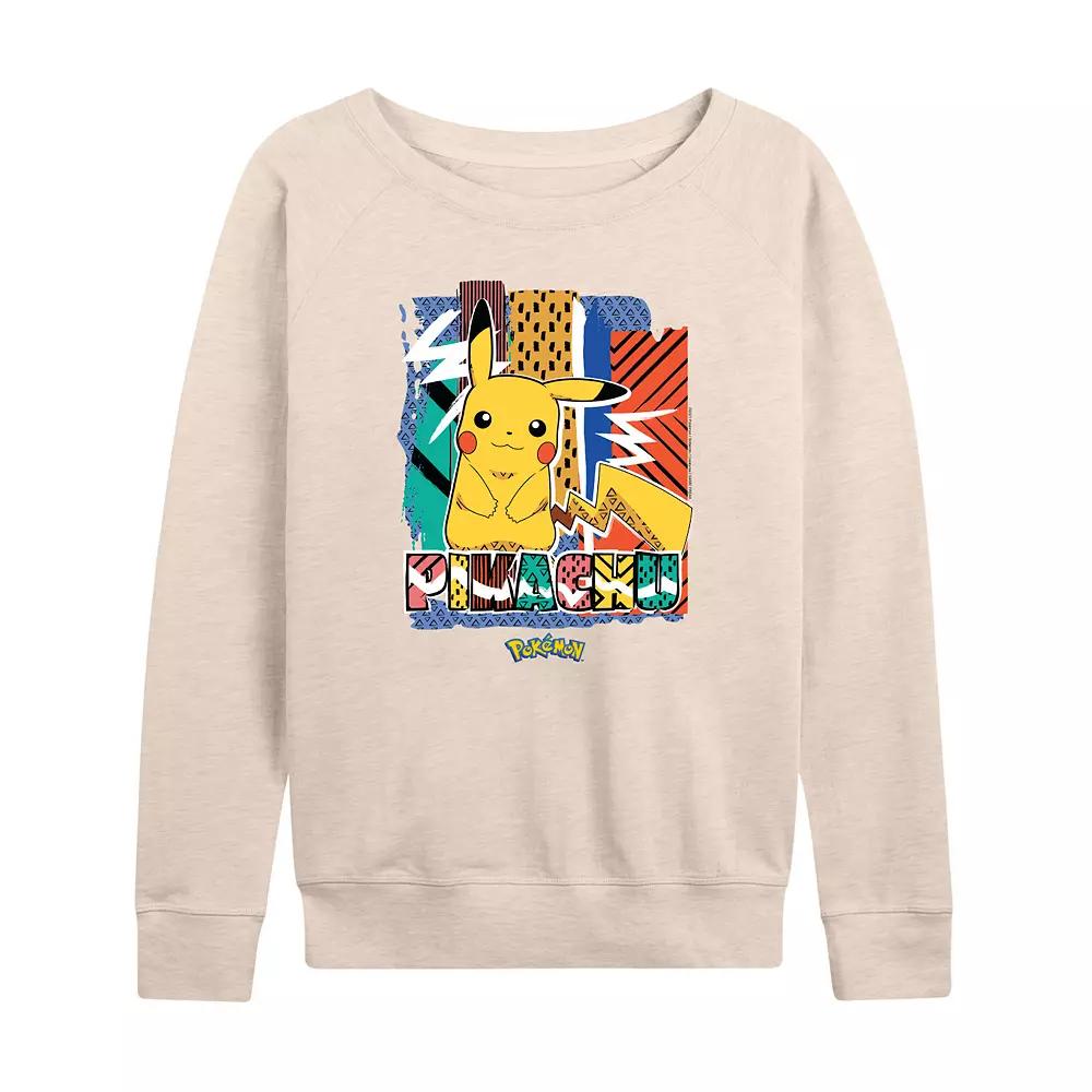 Women's Pokemon Pikachu Summer French Terry Long Sleeve Tee,  Product Image