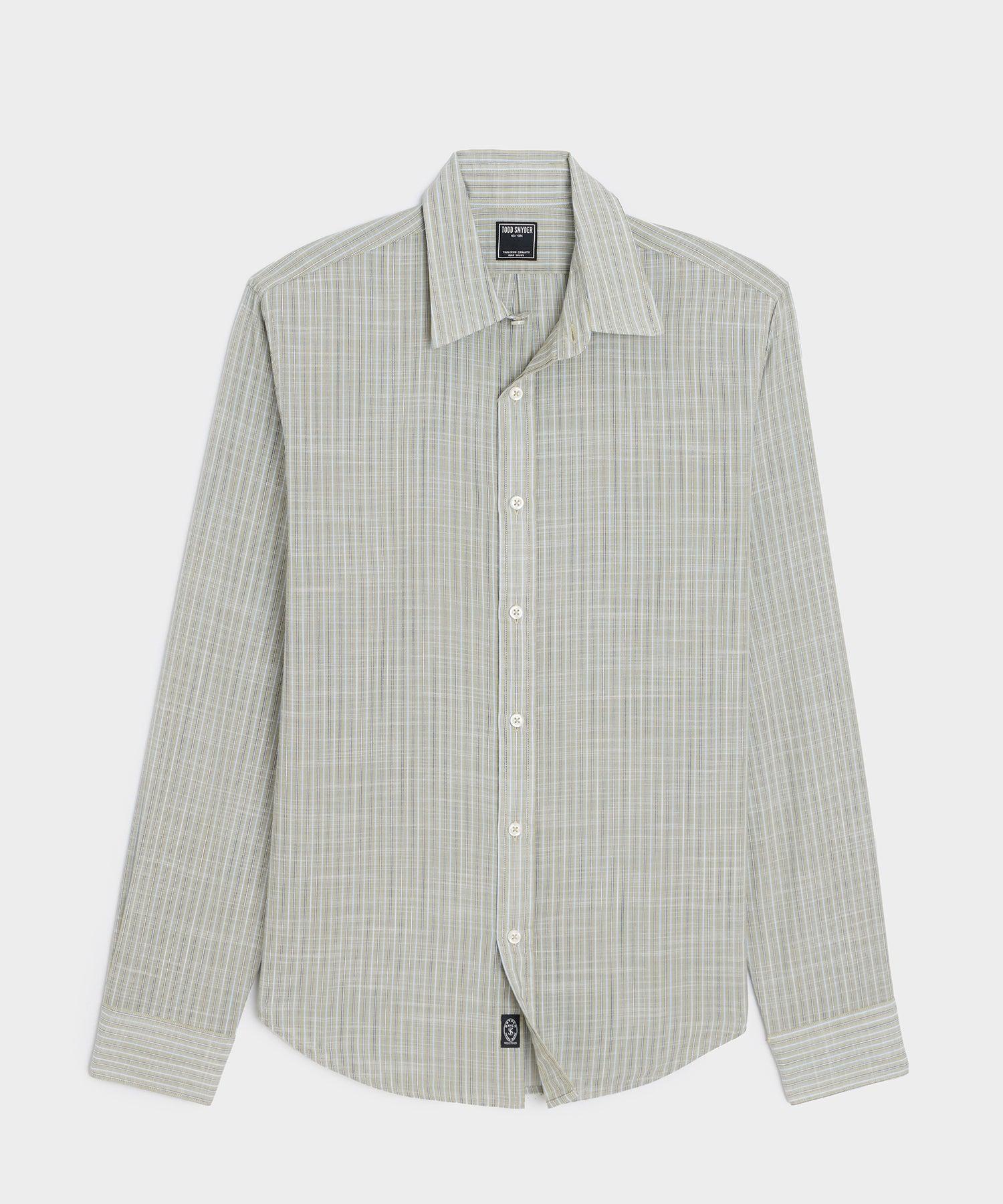 Slim Summerweight Point Collar Shirt Product Image