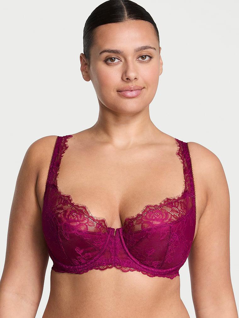 Rose Lace Uplift Balconette Bra Product Image