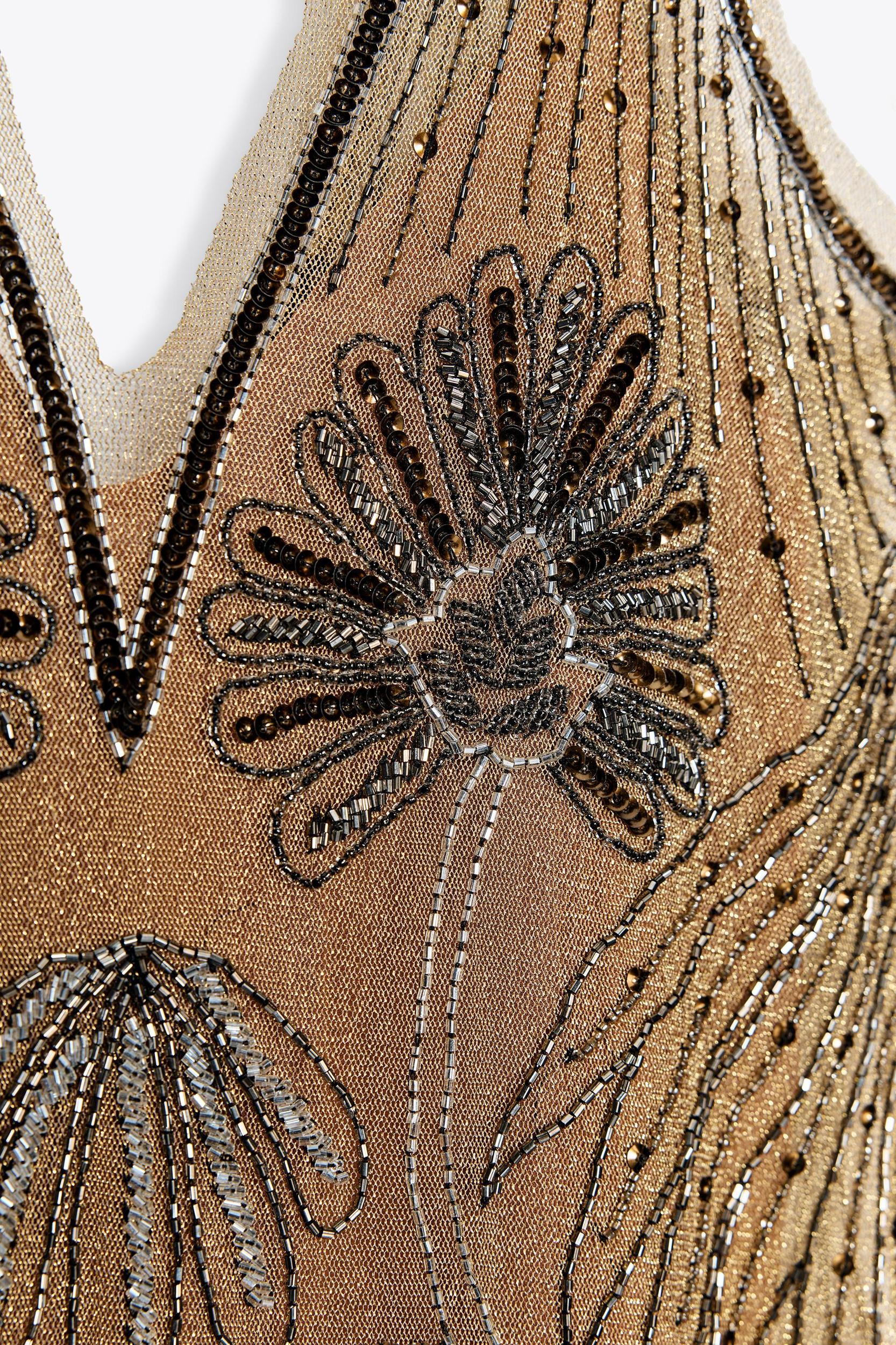 ZW COLLECTION EMBROIDERED TULLE DRESS Product Image